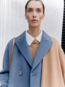 Пальто женское двубортное с поясом POMPA арт.1010152p10052