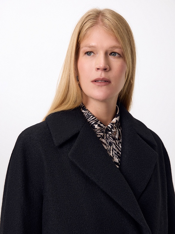 Полупальто из премиальной шерсти с мембраной POMPA арт.1014925p10099