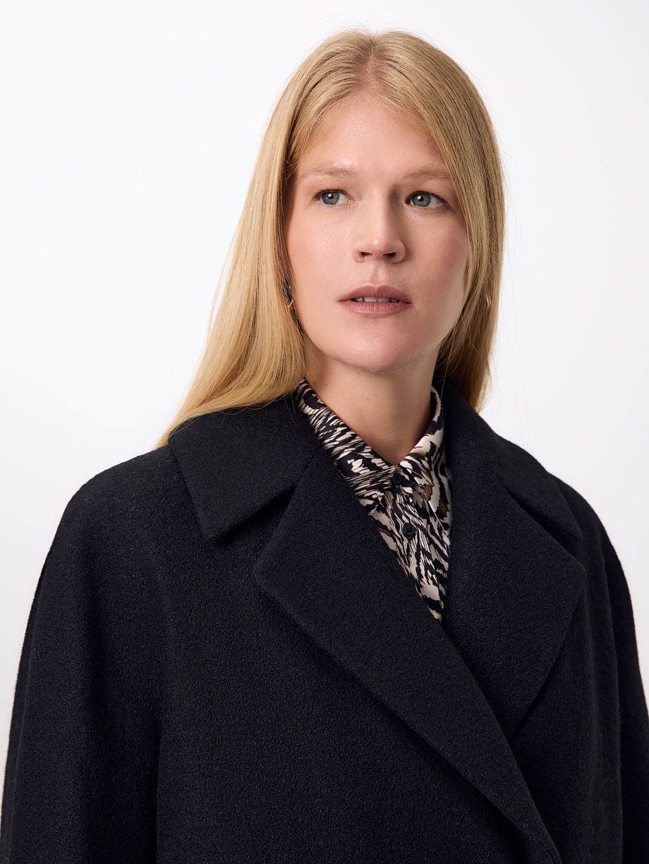 Полупальто из премиальной шерсти с мембраной