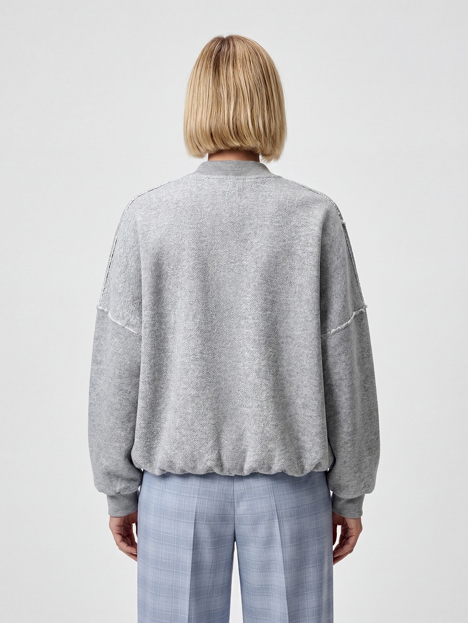 Жакет-бомбер из 100% хлопка