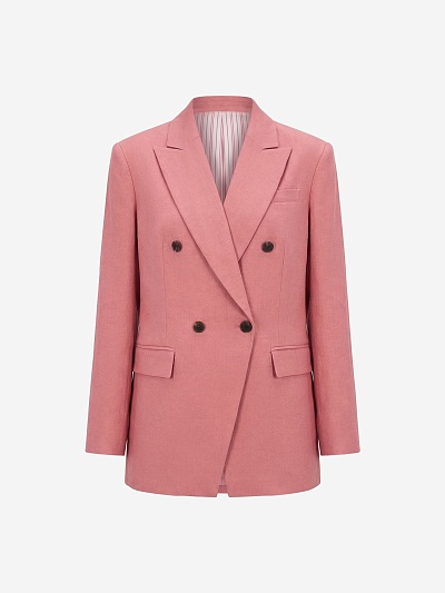 Жакет из премиального 100% льна POMPA