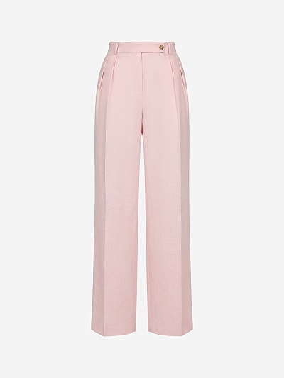 Брюки со стрелками из 100% хлопка POMPA