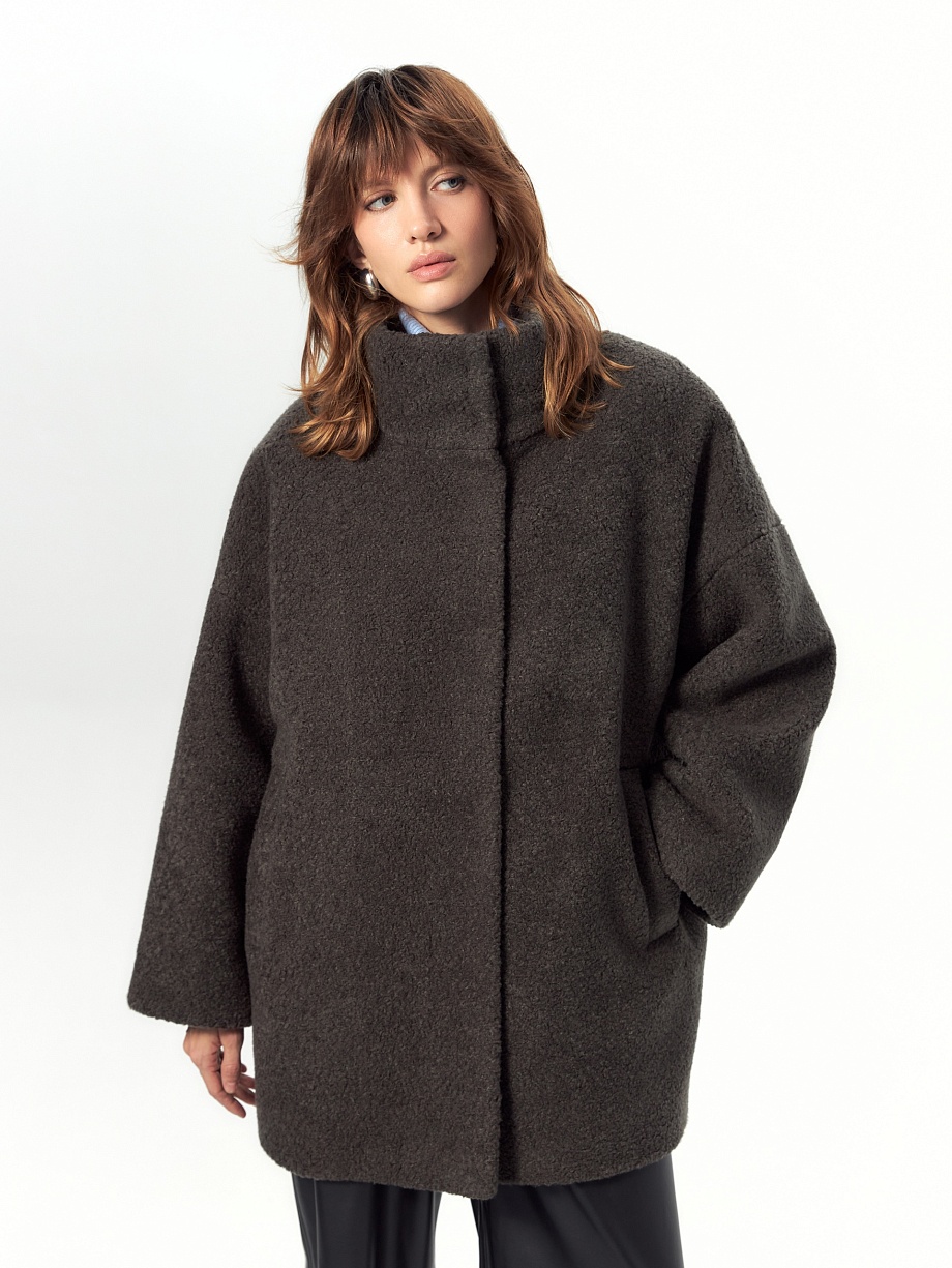 Укороченная экошуба с утеплителем и мембраной