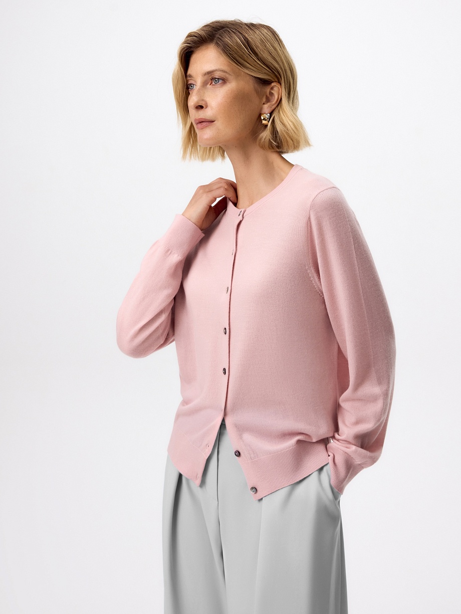 Кардиган из 100% шерсти мериноса