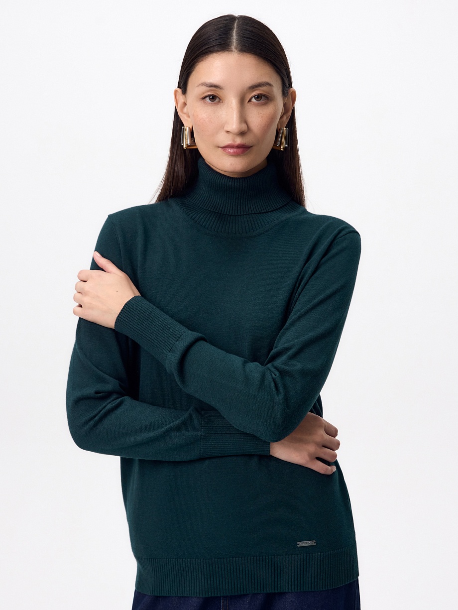 Водолазка из вискозы и хлопка