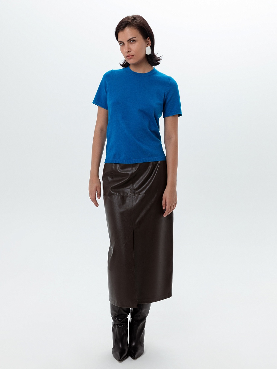 Вязаный джемпер прямого силуэта