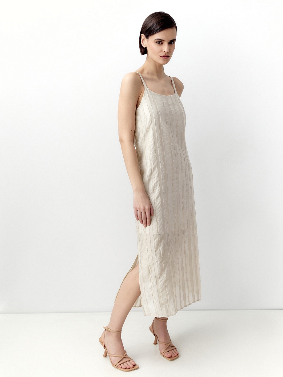 Платье-комбинация с разрезами