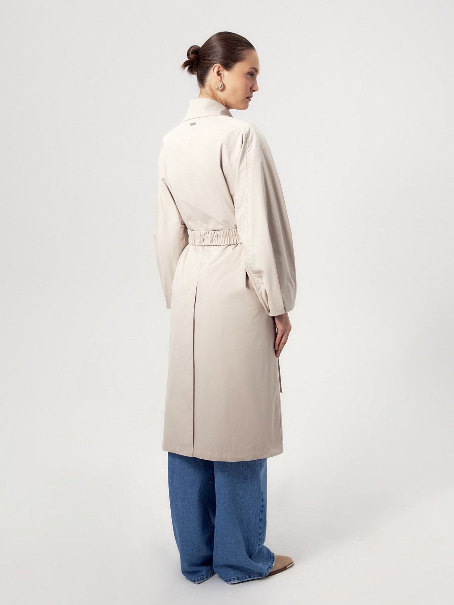 Непромокаемый хлопковый плащ