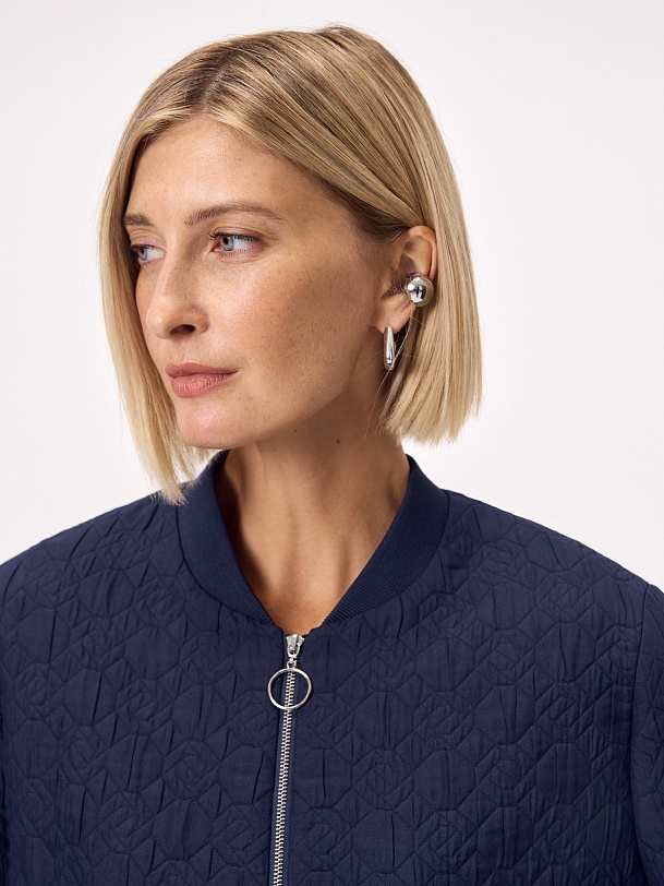 Стеганый жакет на молнии