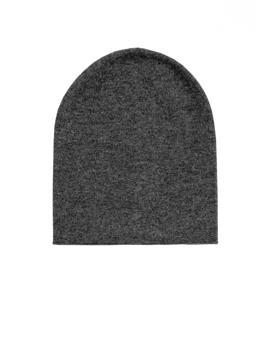 Демисезонная шапка из кашемира и шерсти 