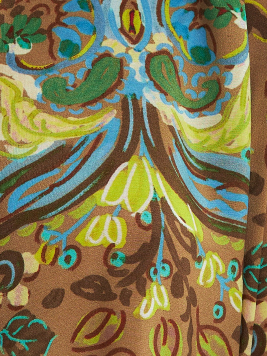 Платье-рубашка из натуральной ткани