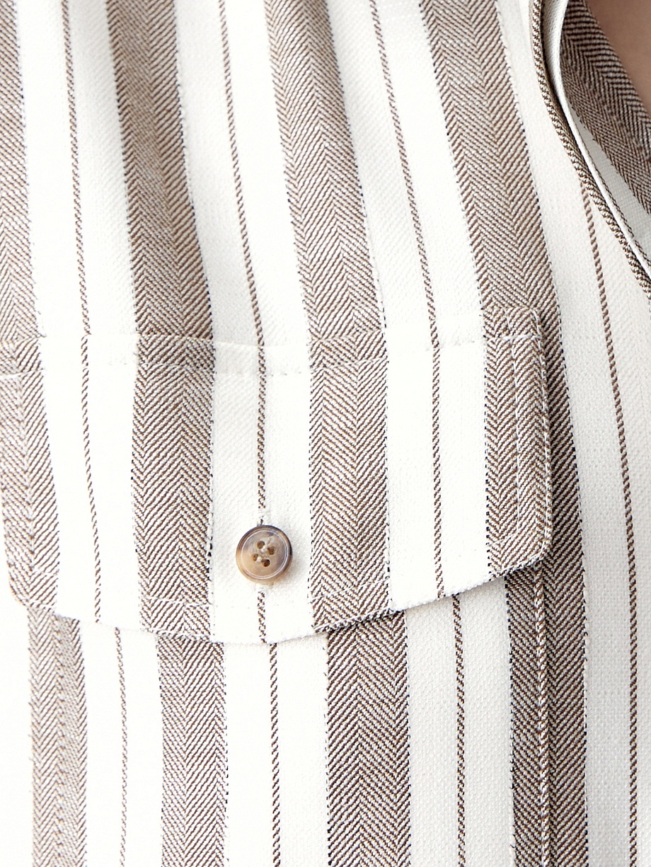 Платье сафари с разрезами