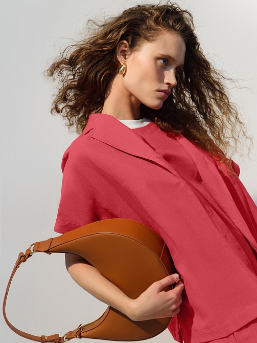 Летняя блуза из льна и хлопка