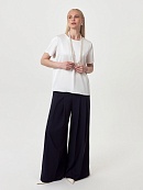 Блуза-футболка из атласа POMPA арт.3140262se0401