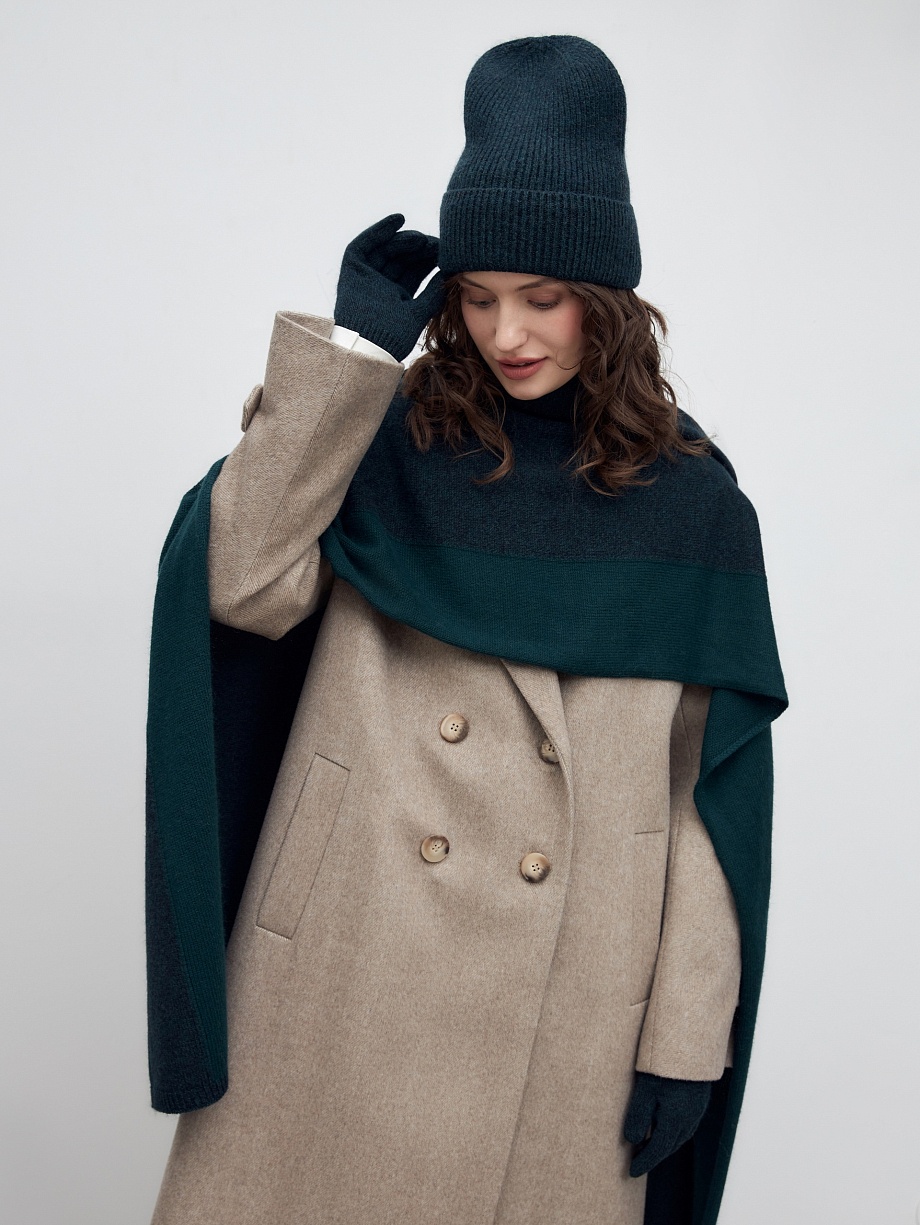 Перчатки вязаные с шерстью ангоры