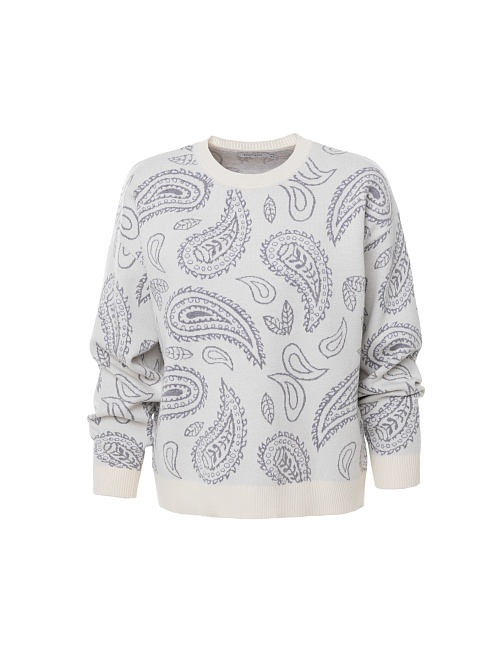 Вязаный джемпер из вискозной пряжи  POMPA