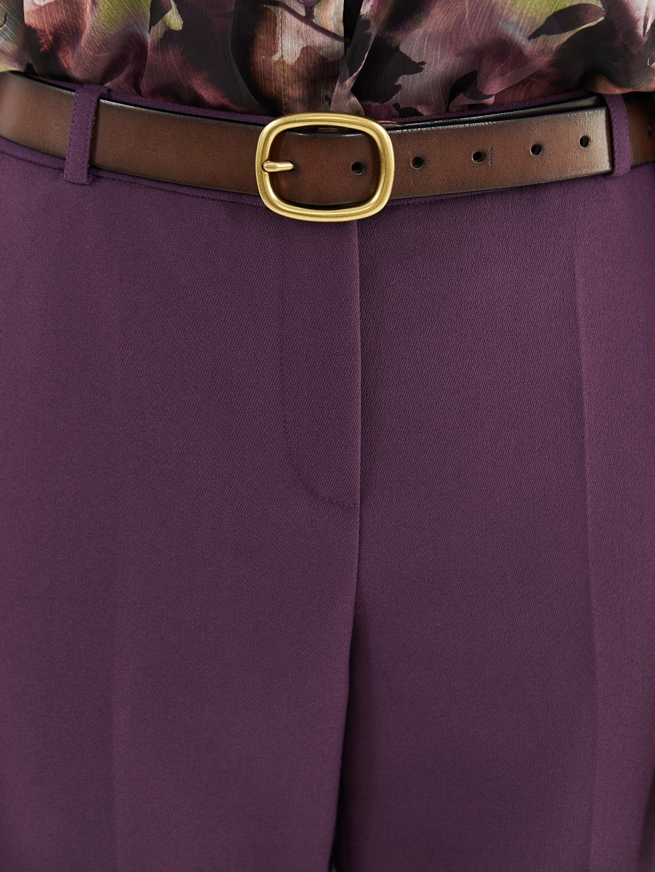 Классические зауженные брюки со стрелками 