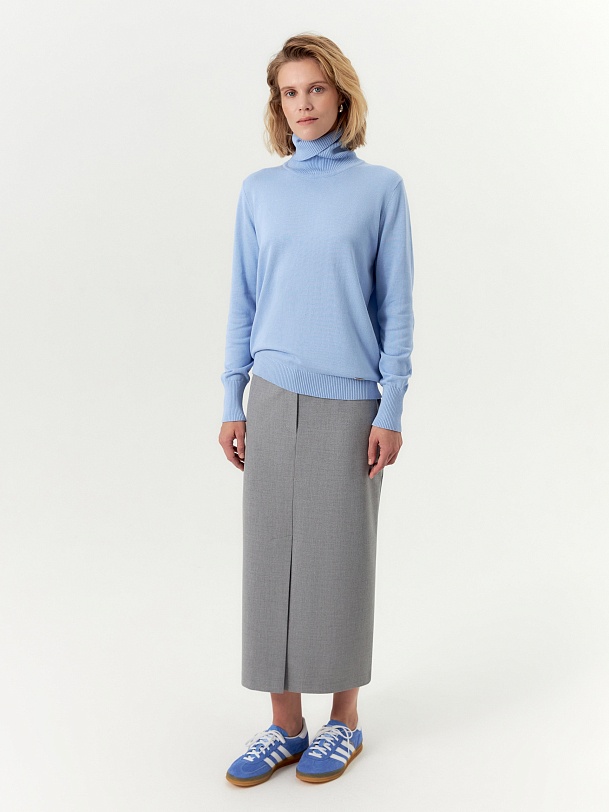 Водолазка из вискозы и хлопка