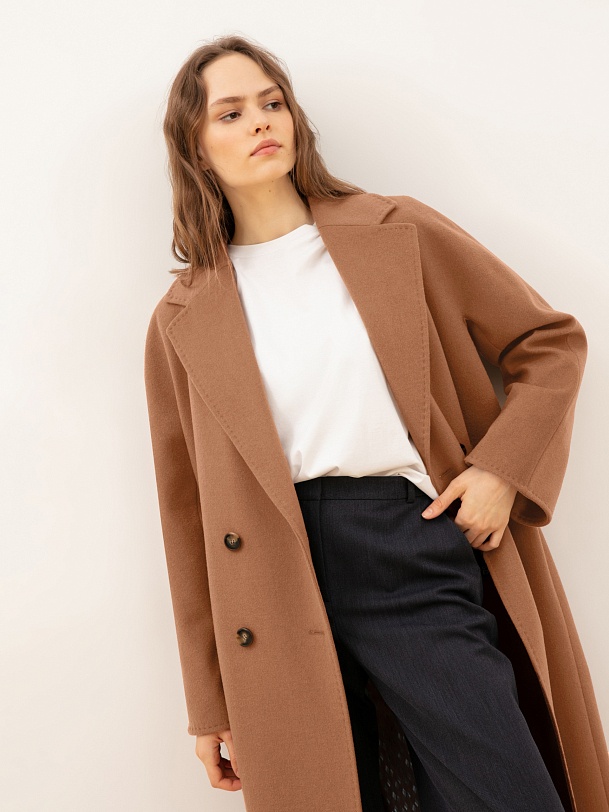 Пальто-кокон с мембраной