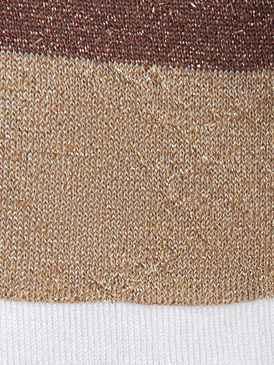 Джемпер с коротким рукавом из тонкого трикотажа