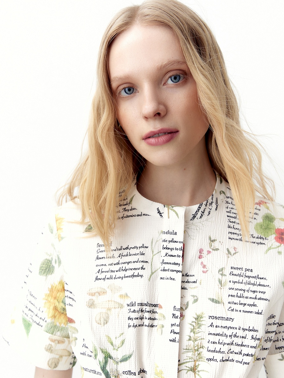 Платье-рубашка из 100% хлопка