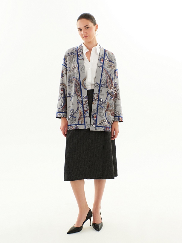 Двусторонний трикотажный жакет