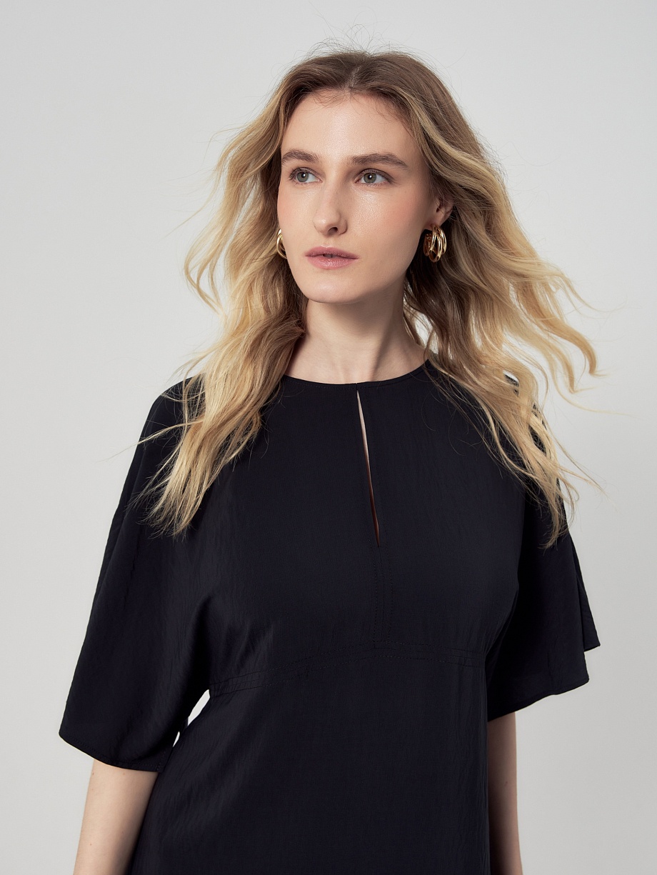 Платье миди из 100% натуральной ткани