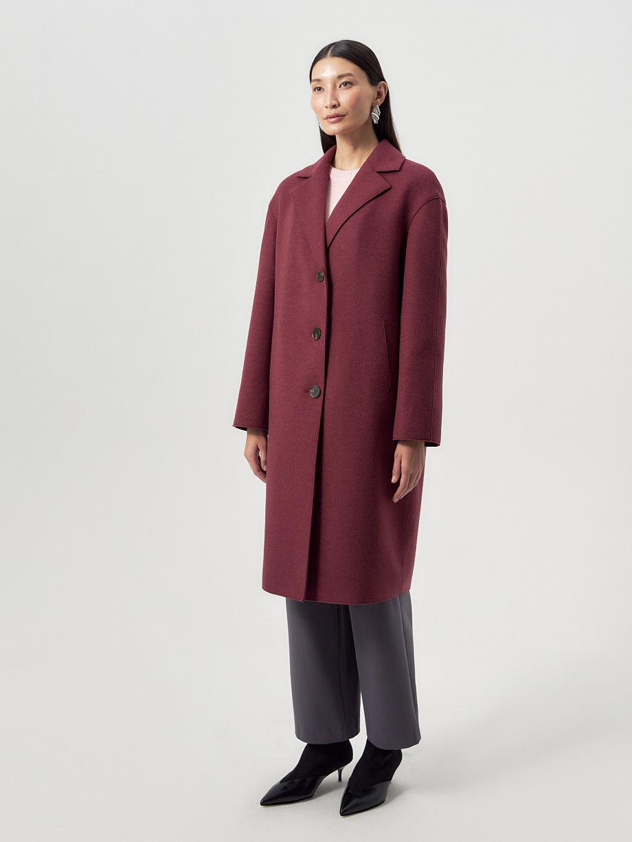 Шерстяное пальто с мембраной