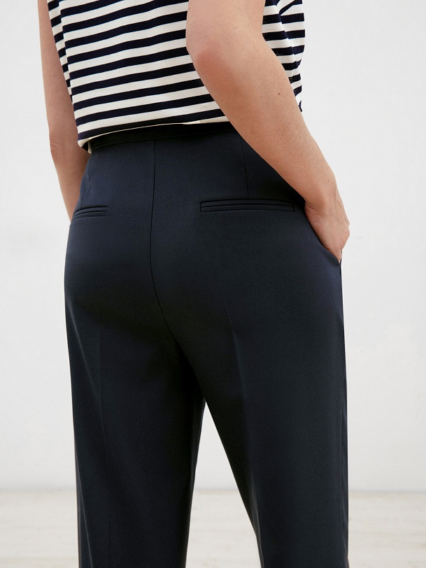 Брюки женские 7/8 длины темно-синие