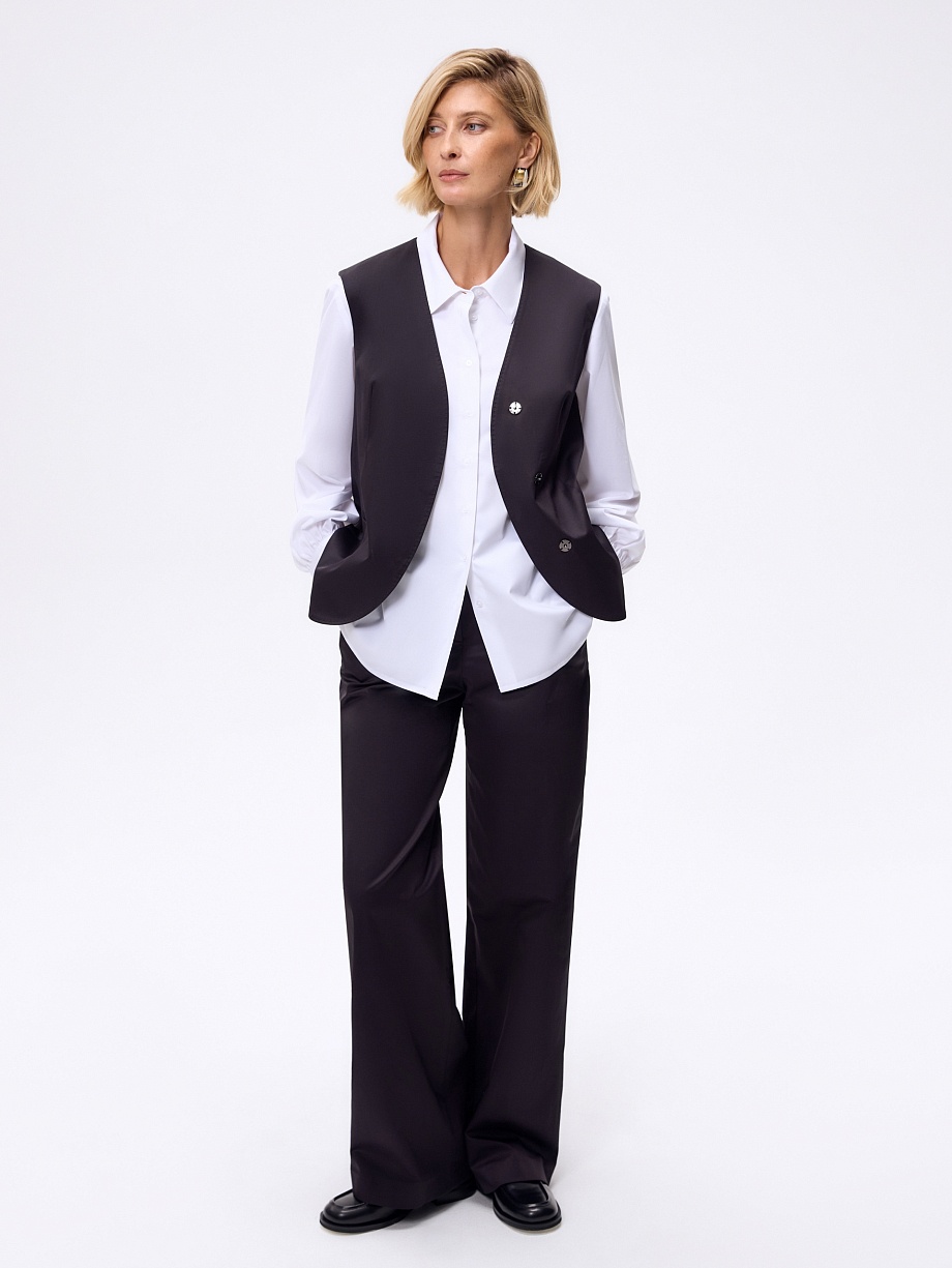 Жилет удлиненный