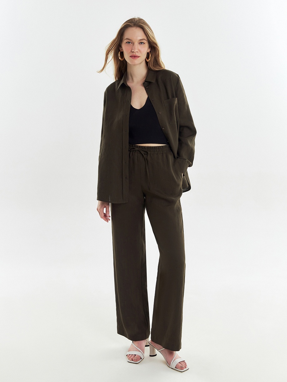 Рубашка из 100% льна