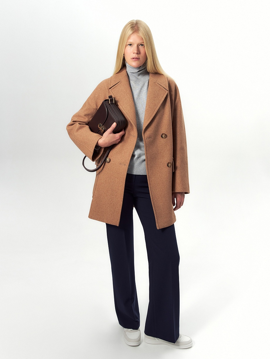 Полупальто из шерсти с мембраной