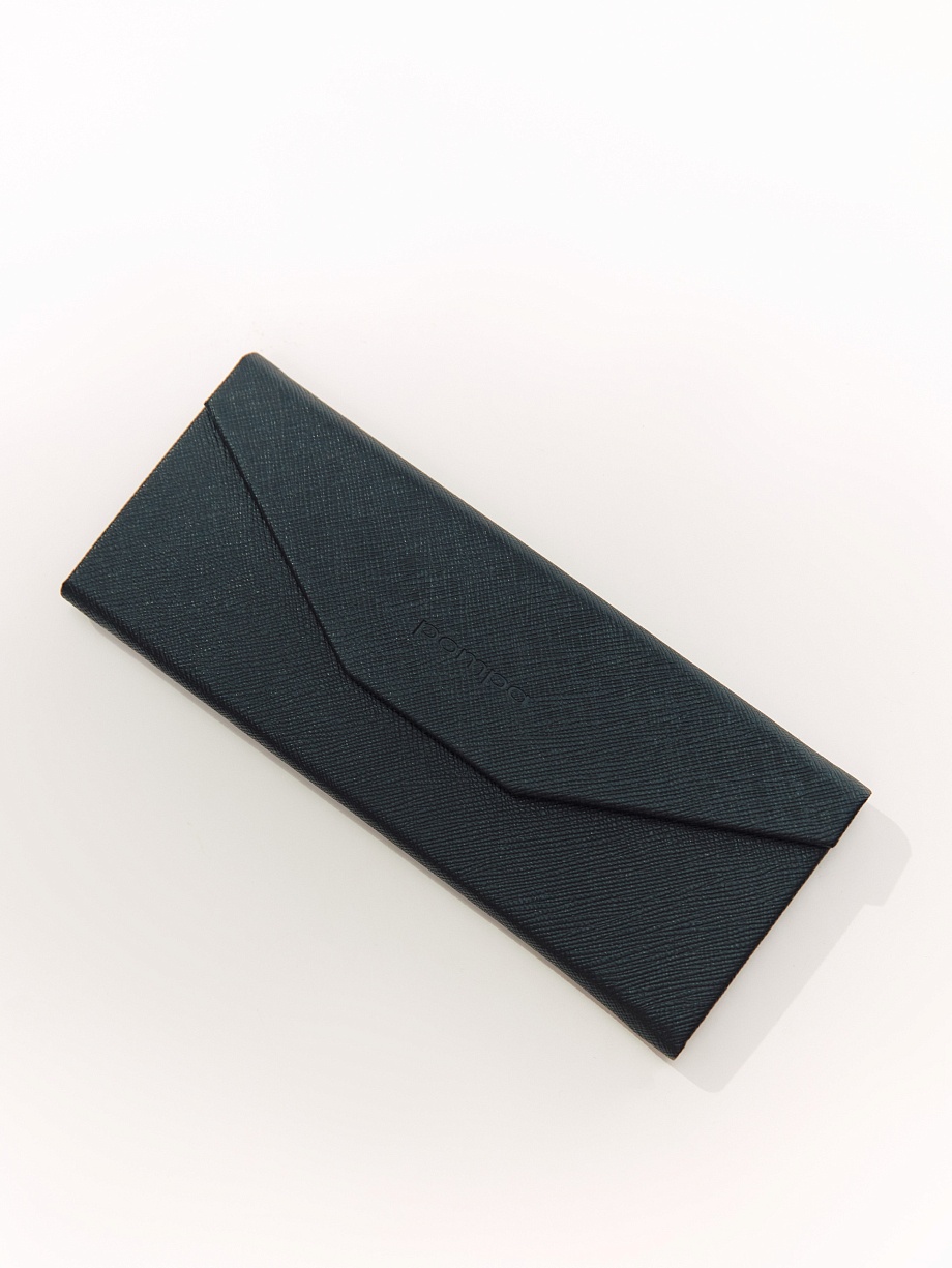 Складной футляр для очков из искусственной кожи