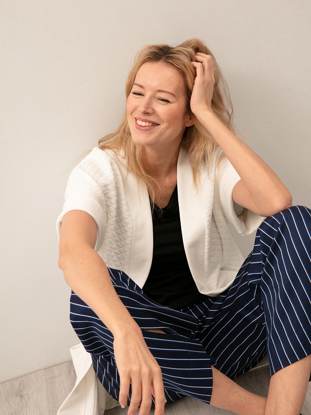 Кардиган женский с поясом