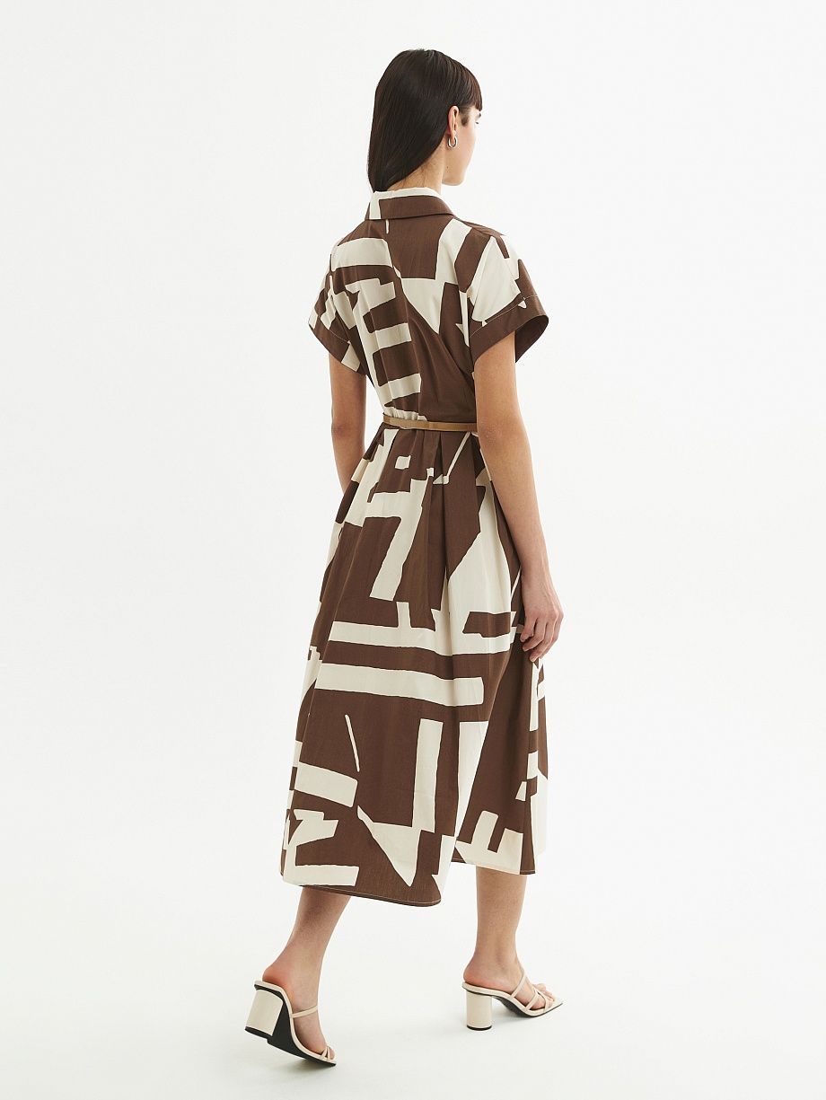 Платье-рубашка из 100% хлопка