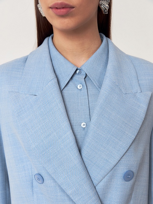 Жакет из костюмной ткани