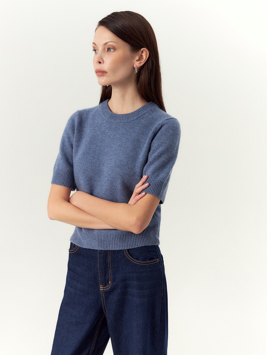 Джемпер из шерсти мериноса и кашемира