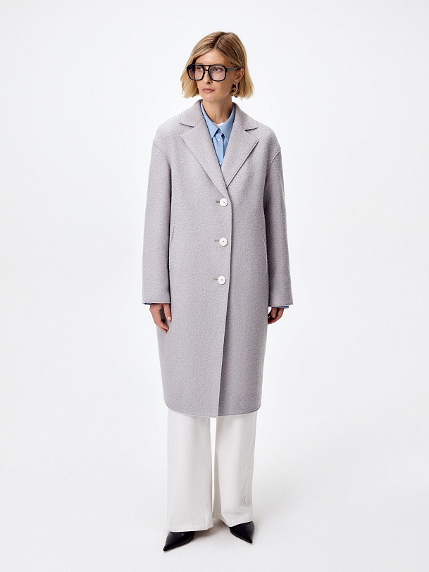 Пальто из шерсти с мембраной