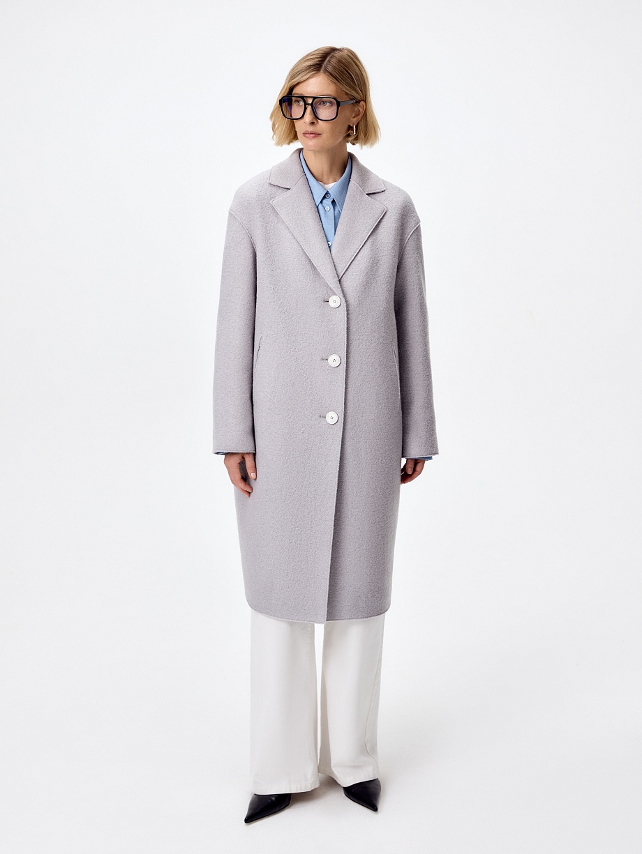 Пальто из шерсти с мембраной