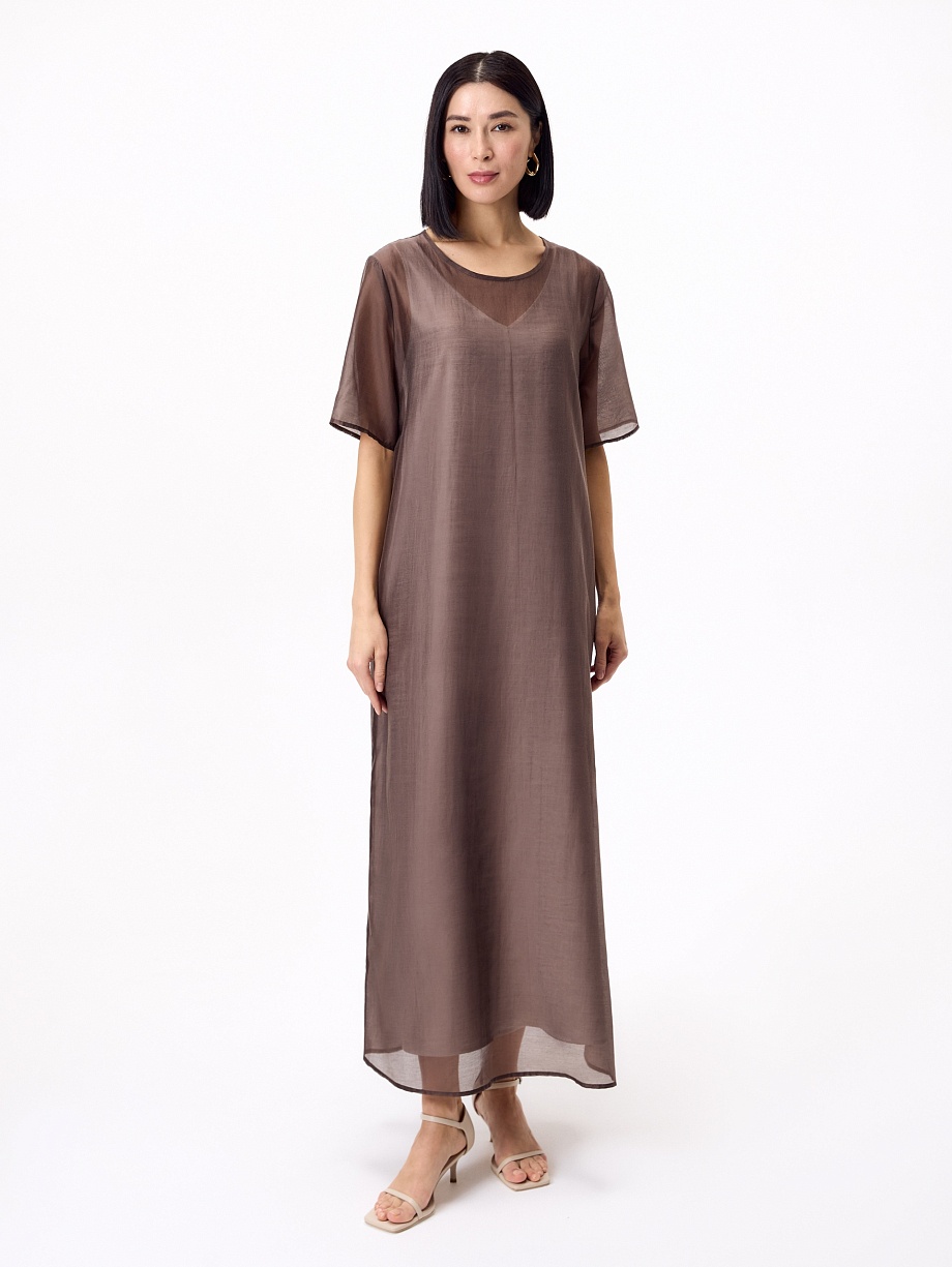 Двуслойное платье-футболка