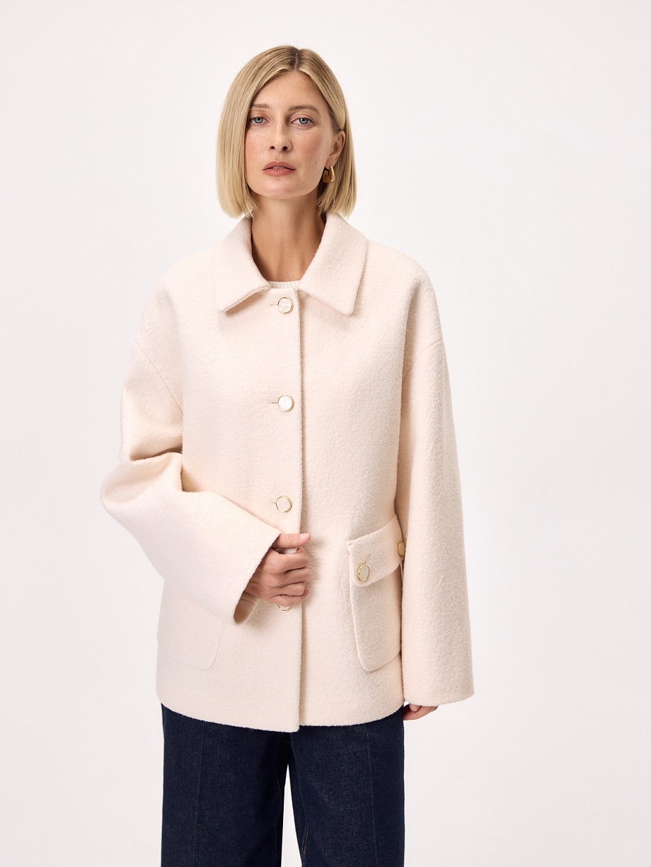 Полупальто из шерсти с мембраной