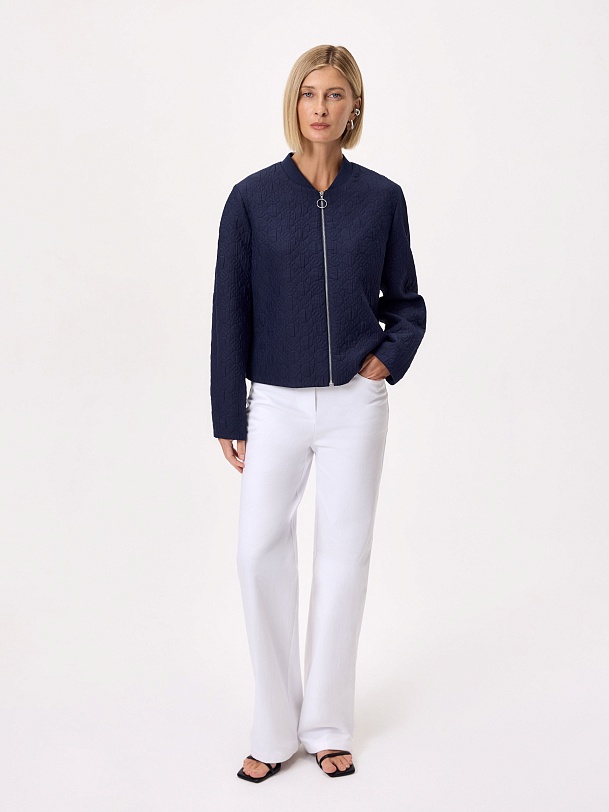 Стеганый жакет на молнии