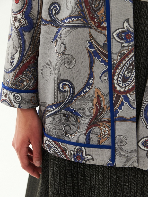 Двусторонний трикотажный жакет