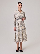 Платье из 100% тенселя с петербургским принтом POMPA арт.3138291se0790