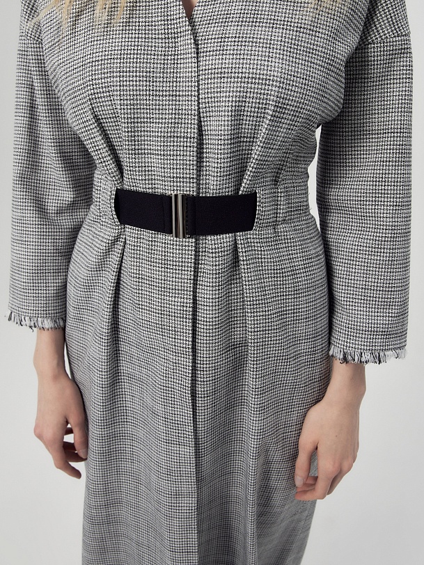 Платье миди с кулиской