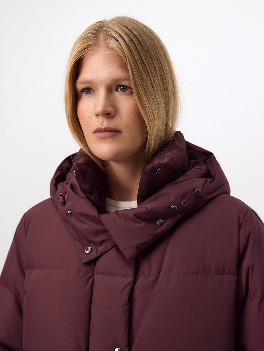 Пуховик с мембраной и утеплителем 90% пух и 10% перо