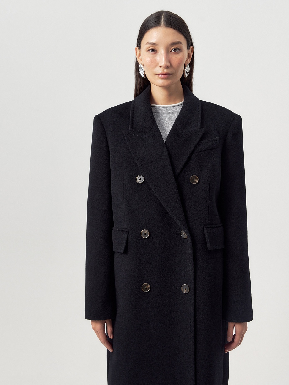 Пальто из премиальной шерсти с мембраной и съёмной подстёжкой