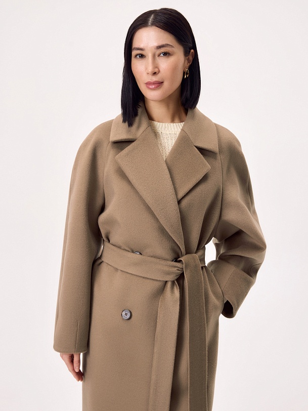 Пальто из шерсти с мембраной