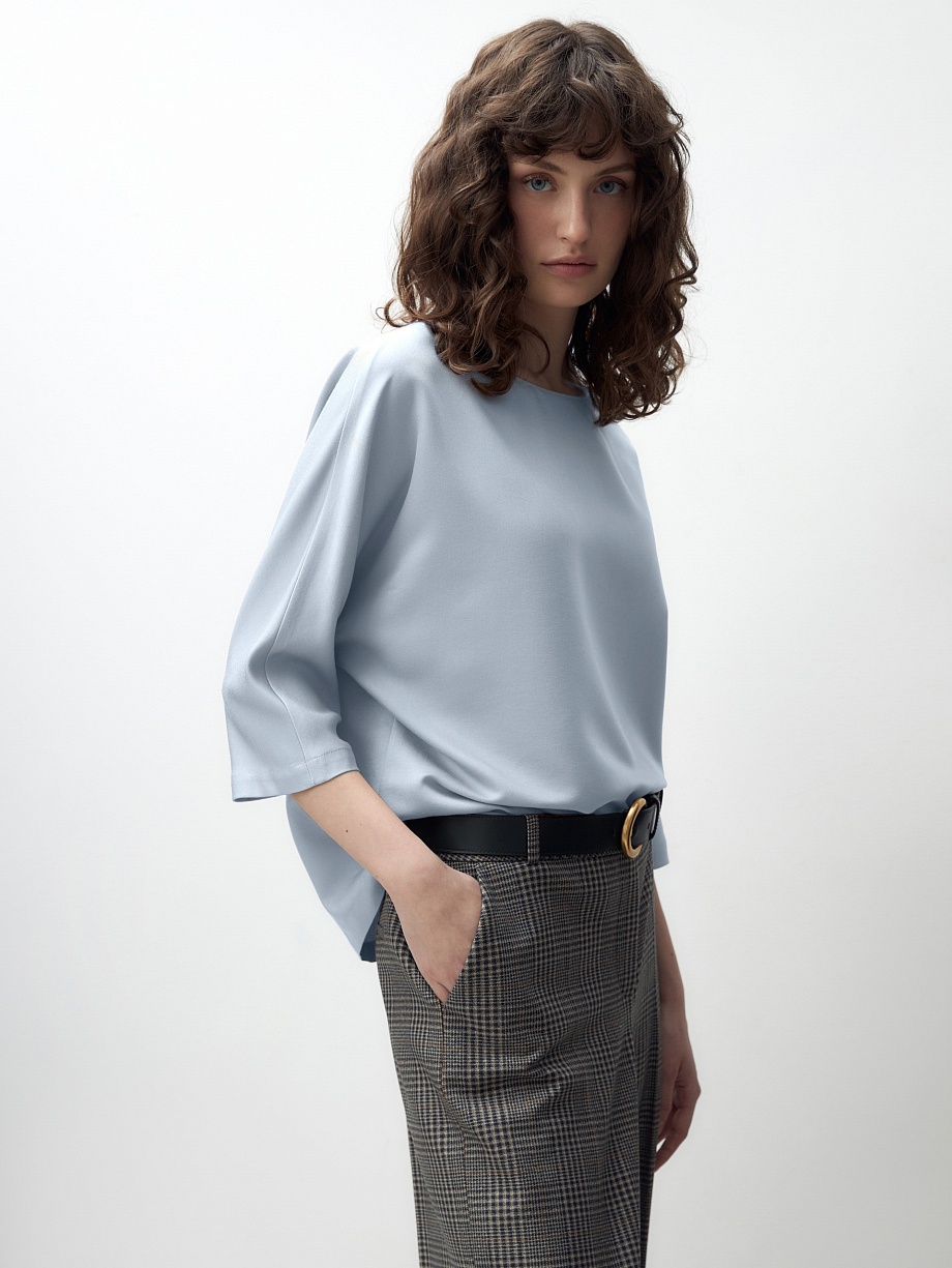 Свободная блуза из 100% вискозы