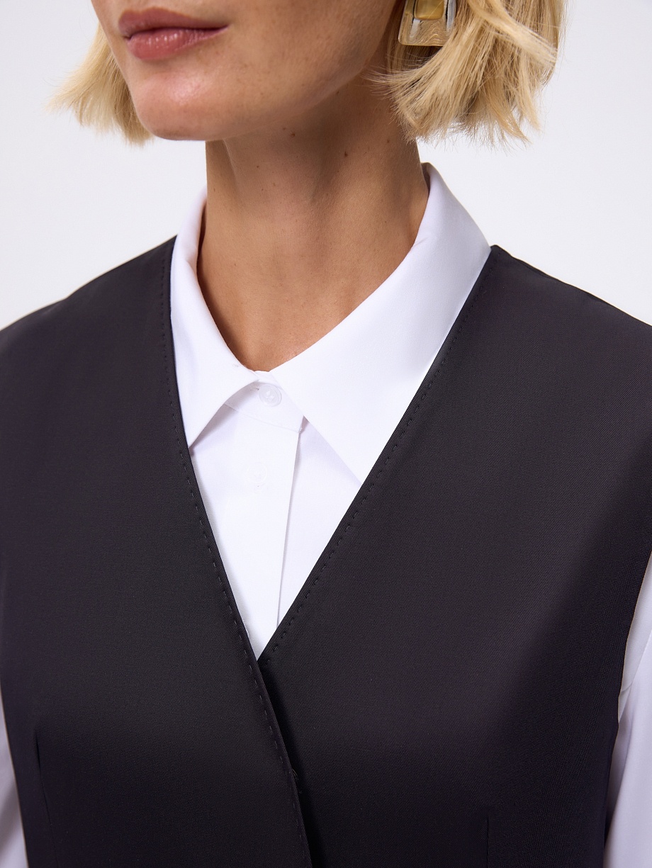 Жилет удлиненный